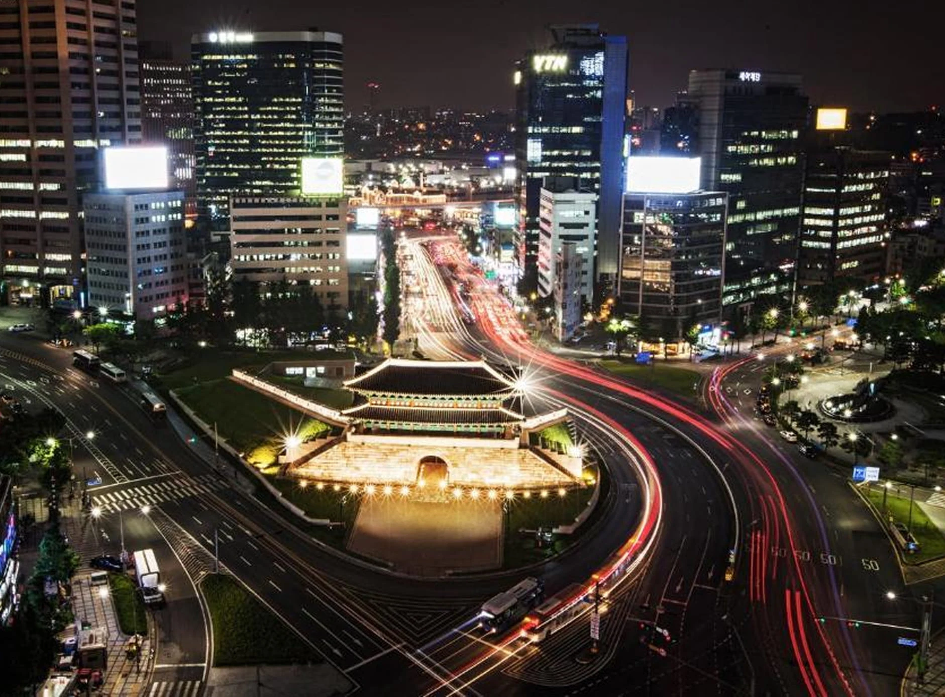 Seoul night view