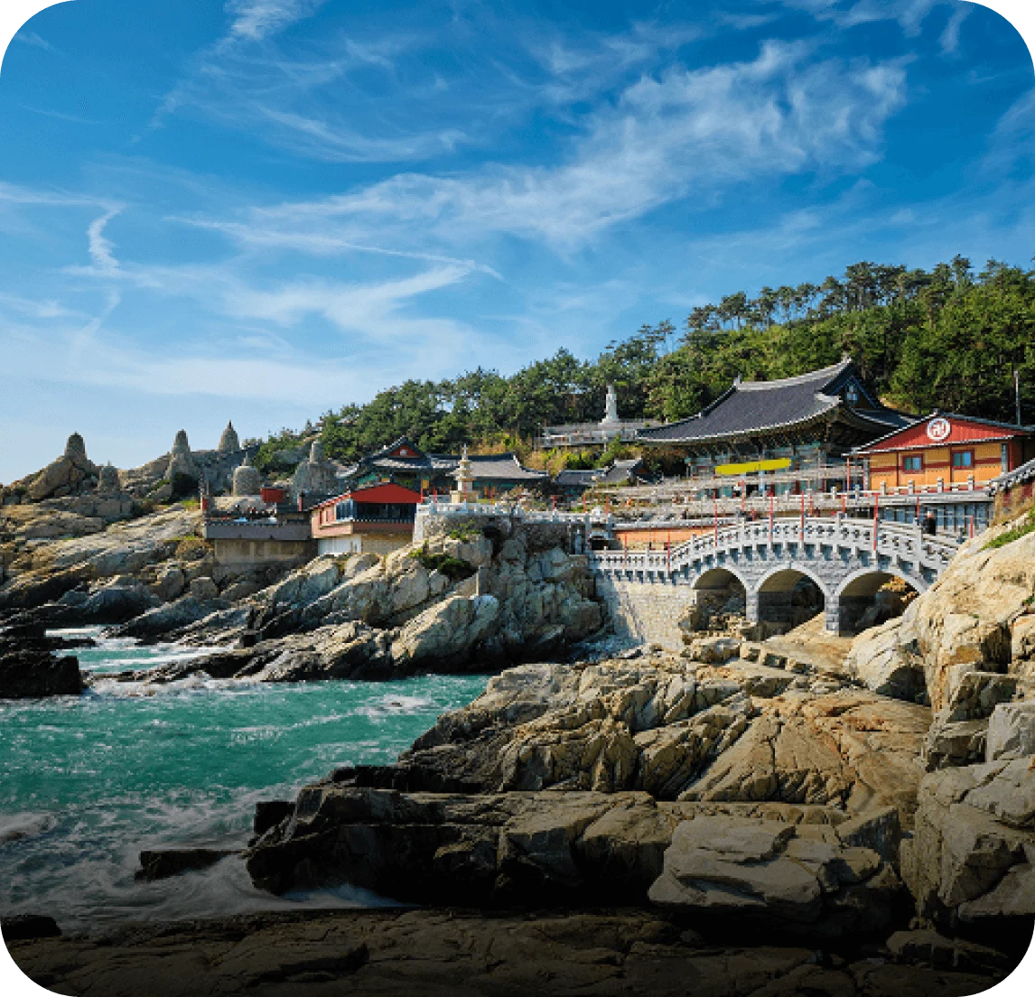 Location: Haedong Yonggungsa Buddhist Temple