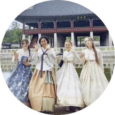 Girl in a hanbok